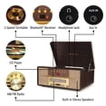 thumbnail image 3 of Tocadiscos Crosley CR7016A-MA Rhapsody de 3 velocidades con Bluetooth, 3 of 9