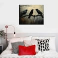 thumbnail image 5 of BCIIG Crow Canvas Wall Art Dark Academia Paintings Vintage Crow Painting  Crow Painting Dark Crow  Dark Prints Dark Crow r Dark Cottagecore Wall Art for Room  16x12in, 5 of 6