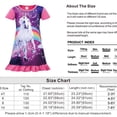 thumbnail image 2 of Jurebecia Nightgowns Unicorn Nightgown Princess Pajama Dresses Sleepwear Night Soft Nightgown 150 cm 9-10 Years, 2 of 7