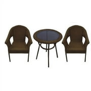 La Jolla 3-Piece All-Weather Wicker Bistro Set