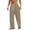 A01-Khaki, variant on Men's Baggy Harem Pants Drawstring Wide Leg Casual Cropped Trousers Lightweight Loose Beach Yoga Pants with Pockets Gray,XL