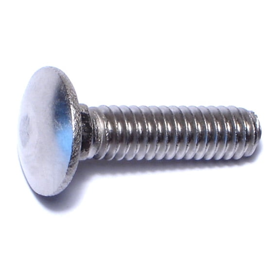 1/4"-20 x 1" 18-8 Stainless Steel Coarse Thread Carriage Bolts CBSS-112