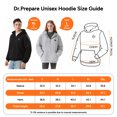 thumbnail image 6 of Dr.Prepare Heated Hoodie Unisex with 16000mAh Power Bank（Black), 6 of 8