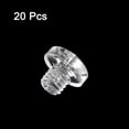 thumbnail image 3 of Uxcell M6x5mm Plastic Phillips Bolts PC Pan Head Machine Screws Transparent 20 Pack, 3 of 5