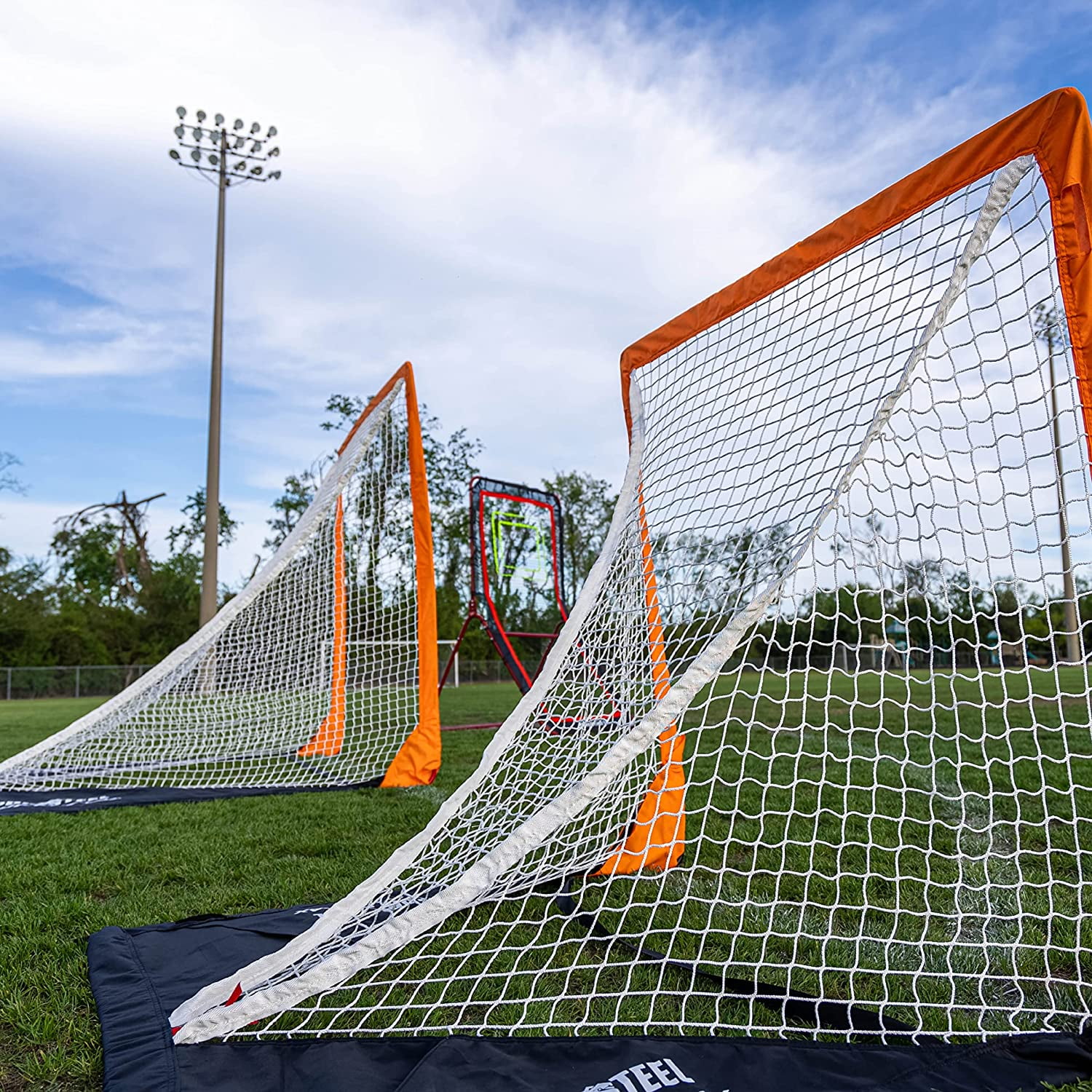 Rukket Sports 16x10 ft Barricade Net & Portable Soccer Goal for sale online 
