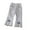 Gray, variant on KYAIGUO Baby Girls Spring Flare Pants Toddler Infant Autumn Bell Bottom Casual Wide Leggings Trousers Flare Leggings Bootcut Pants for 6M-6Y