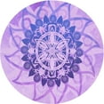 thumbnail image 1 of Ahgly Company Machine Washable Indoor Round Transitional Blossom Pink Area Rugs, 3' Round, 1 of 7