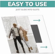 pbf 3-Pack 4x6 & 3-Pack 6x4 Magnetic Picture Frames for Refrigerator | Clear Magnetic Acrylic Frames | Magnetic Photo Holders for Fridge, Locker, Photo Board, Art Display, Sign Holder