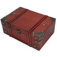 thumbnail image 1 of Home Decoration,Multifunctional Wooden Box Retro Retro Wooden Box Wooden Box Striking Appearance, 1 of 8