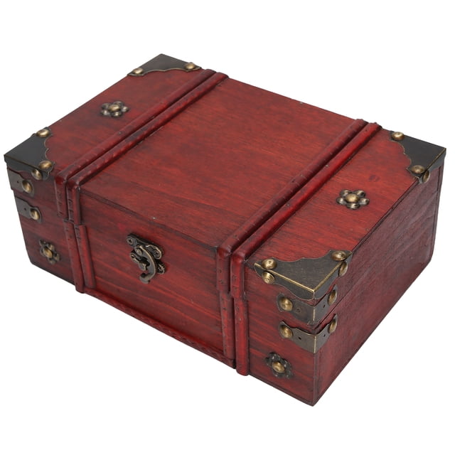 Home Decoration,Multifunctional Wooden Box Retro Retro Wooden Box Wooden Box Striking Appearance