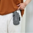 thumbnail image 5 of Sports Arm Phone Bag Breathable Outdoor Running Cycling Fitness Armband Waist Pouch Adjustable Universal Phone Holder for Men Women Gym Workout, 5 of 5