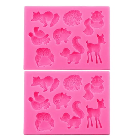 

Silicone Molds Animals Fondant Ice Cookie Chocolate Baking Cube Cute Mould Rabbit Trays Jelly Muffin Butter Whisky