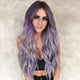 thumbnail image 4 of Peluca de colores mezclados, cabello largo rizado, estilo moño medio, peluca de moda natural, resistente al calor, 65 cm de largo, para mujer, ideal para uso diario., 4 of 8