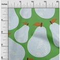 thumbnail image 2 of oneOone Cotton Cambric Light Green Fabric Fruits Sewing Material Print Fabric By The Yard 56 Inch Wide, 2 of 6