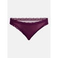 thumbnail image 6 of Joyspun Women's Lace Cheeky Panties, 3 Pairs, Red/Rio Plum/Black, Size XL, 6 of 8