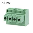 thumbnail image 2 of Unique Bargains 5Pcs AC300V 8A 3.5mm Pitch 4P Flat Angle Needle Seat Insert-In PCB Terminal, 2 of 4