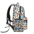 thumbnail image 3 of Disketp Train Mochila Estampada para Hombre y Mujer – Mochila Ligera Clásica con Múltiples Bolsillos para Universidad, Trabajo y Viajes-One Size, 3 of 5
