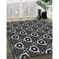 thumbnail image 3 of Ahgly Company Machine Washable Indoor Square Transitional Midnight Gray Area Rugs, 7' Square, 3 of 7