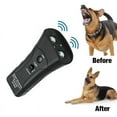 thumbnail image 1 of Pet Anti Dog Barking Pet Trainer LED Light Ultrasonic Gentle Chase Training Double Head Trumpet, 1 of 8