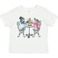 thumbnail image 3 of Inktastic Colorful French Poodles with Tea Boys or Girls Toddler T-Shirt, 3 of 5