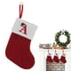 thumbnail image 2 of Calcetines de punto con letras de copo de nieve para decoración del hogar, adorno de árbol de Navidad, regalo, 2023, 2024, 2 of 4
