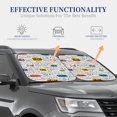 thumbnail image 4 of Easygdp Hello for 2 PCS Foldable Car Sun Shade Front Windshield Sun Protection Cover for Car, SUV, Truck-Medium, 4 of 6