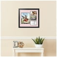 thumbnail image 2 of ArtToFrames Collage Photo Picture Frame with 1 - 8.5x11 and 3 - 4x6" Openings, Framed in Black with Hollyhock and Black Mats (CDM-3926-1108), 2 of 8