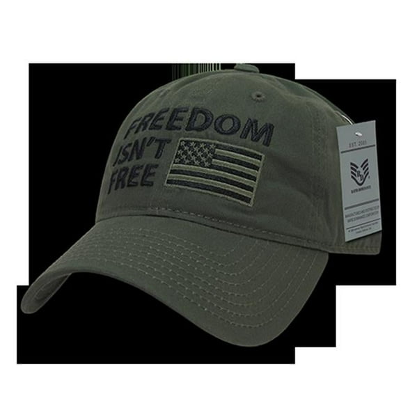 Rapid Dominance Freedom Isnt Relaxed Graphic Cap, Olive