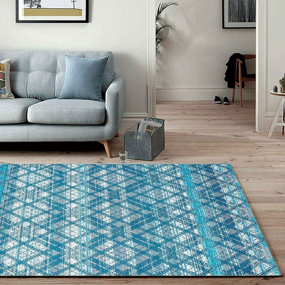 A2Z Sevilla 5392 Geometric Stylish Soft Small Area Rug Tapis Carpet