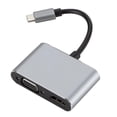 thumbnail image 1 of Adaptador concentrador USB 3.1 a USB 4K USB 3.0 para computadora portátil Shamjiam Adaptador tipo C a HDMI VGA, 1 of 8