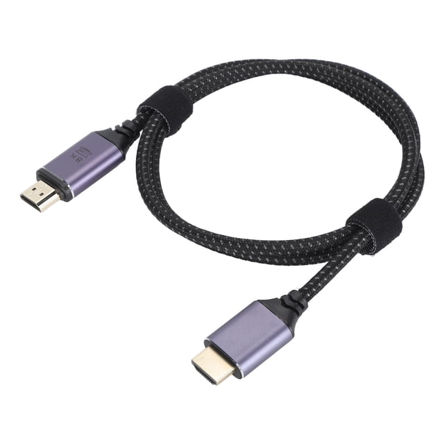 Magnetic HD Multimedia Interface Adapter, UHD 8K@60Hz Video Cable 48Gbps with LED Indicator Light, Male to Male HD Multimedia Interface Adapter Cable for Laptop HDTV 2.1
