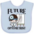 thumbnail image 3 of Inktastic Future Optometrist Eye Doctor Boys Baby Bib, 3 of 4