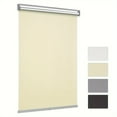 thumbnail image 1 of SNNROO Deluxe Cordless Blackout Roller Shade - Ultimate Room Darkening Solution for Light Blocking  Sun Protection  and Energy Efficiency - Easy to Install  Compact Rolled Up Design  and, 1 of 7