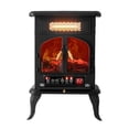 thumbnail image 4 of Open Box selectric Freestanding Electric Fireplace Heater w/Remote, Dark Black, 4 of 12
