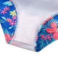 thumbnail image 6 of REDARER Toddler Girls Long Sleeve One Piece Swimsuit Tropical Floral Print Half Zip Up UPF 50+ Beach Bathing Suit,2-3 Years, 6 of 6