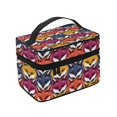 thumbnail image 4 of Yiaed Fox Face Print Makeup Bag Travel Cosmetic Bags for Women Girls Zipper Pouch Makeup Organizer, 4 of 4