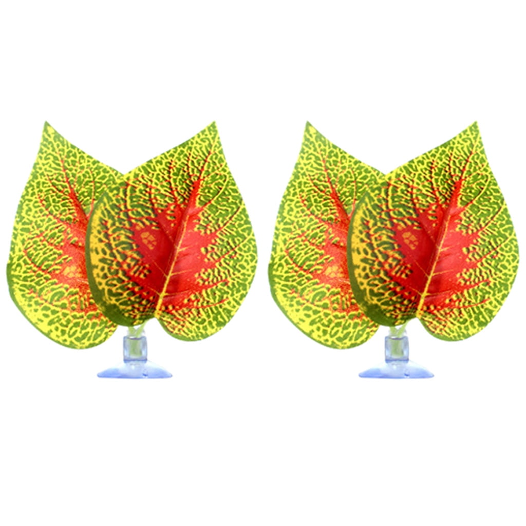 RABBITH Betta Fish Leaf Pad Plastics Plant Leaves Rest Area for Fish