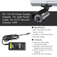 thumbnail image 2 of DC 12V 5A Power Supply For CCTV Security Camera DVR & 8 Splits Defender Cable US, 2 of 6