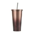 thumbnail image 2 of PONPRNGY Tumbler Double Wall Vacuum Insulated Travel Glitter Mug,Stainless Steel Tumblers with Lid and Straw, Powder Coated Coffee Cups for Woman, 2 of 6