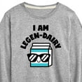 thumbnail image 3 of Instant Message - I Am Legen-Dairy - Cool Milk Carton - Toddler & Youth Long Sleeve Graphic T-Shirt, 3 of 6