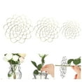 thumbnail image 2 of Iron Flower Arrangement Stand Metal Flower Holder for Vases Circular Plant Support Grid 3-Piece Set for Floral Design Home Decor Centerpiece Organizer Small Medium Large Sizes, 2 of 8