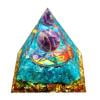 Wdftyju Pirámide de cristal natural Piedra curativa Chakra Reiki Decoración para el hogar y la oficina (C) Wdftyju 6hm3qb9ac3rg7lr3