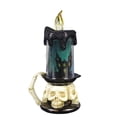 thumbnail image 3 of Opvise Halloween Pumpkin Skull Castle LED Candle Battery Operated Portable Glowing Warm Lighting Mini Festival Props C, 3 of 8