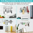 thumbnail image 4 of Magnetic Knife Holder for Wall 16 Inch Knife Magnetic Strip Refrigerator Knife Magnet Bar Wall Mount Knife Rack for RV Kitchen Utensil Holder Metal Tool Holder Knife Block for Kitchen Organization, 4 of 6
