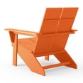 thumbnail image 6 of WestinTrends Riviera Outdoor HDPE Modern Adirondack Chair with Cup Holder, Orange, 6 of 9