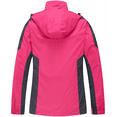 thumbnail image 5 of Diamond Candy Waterproof Rain Jacket Women Lightweight Outdoor Raincoat Hooded for Hiking, 5 of 6