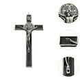 thumbnail image 6 of Kokiya Catholic Crucifix Figurine Decorative Metal Wall Art for Window Bedroom Home and Black, 6 of 9