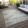thumbnail image 6 of Addison Rugs Chantille Indoor/Outdoor Transitional Stripes Taupe Washable Rectangle Rug, 5' x 7'6", 6 of 6