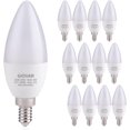 thumbnail image 1 of shiyou-12-Pack LED Celing Fan Light Bulbs 60 Watt, Daylight 5000K, E12 Candelabra Bulb Base Socket, 120V, Type B, Non-Dimmable, 1 of 4