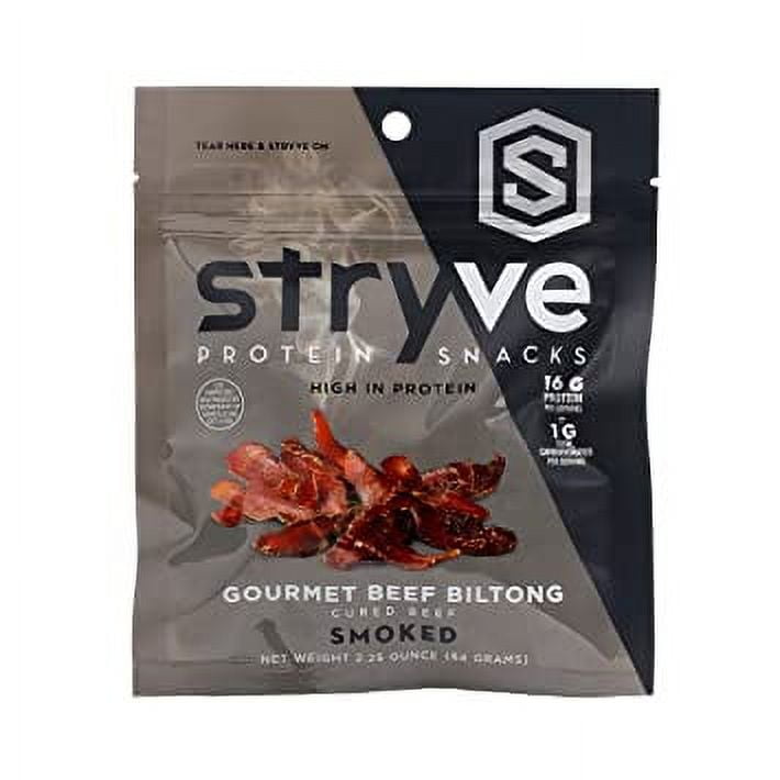 Stryve Zero Sugar Hickory Air-Dried Beef Slices 2.25oz Resealable Bag